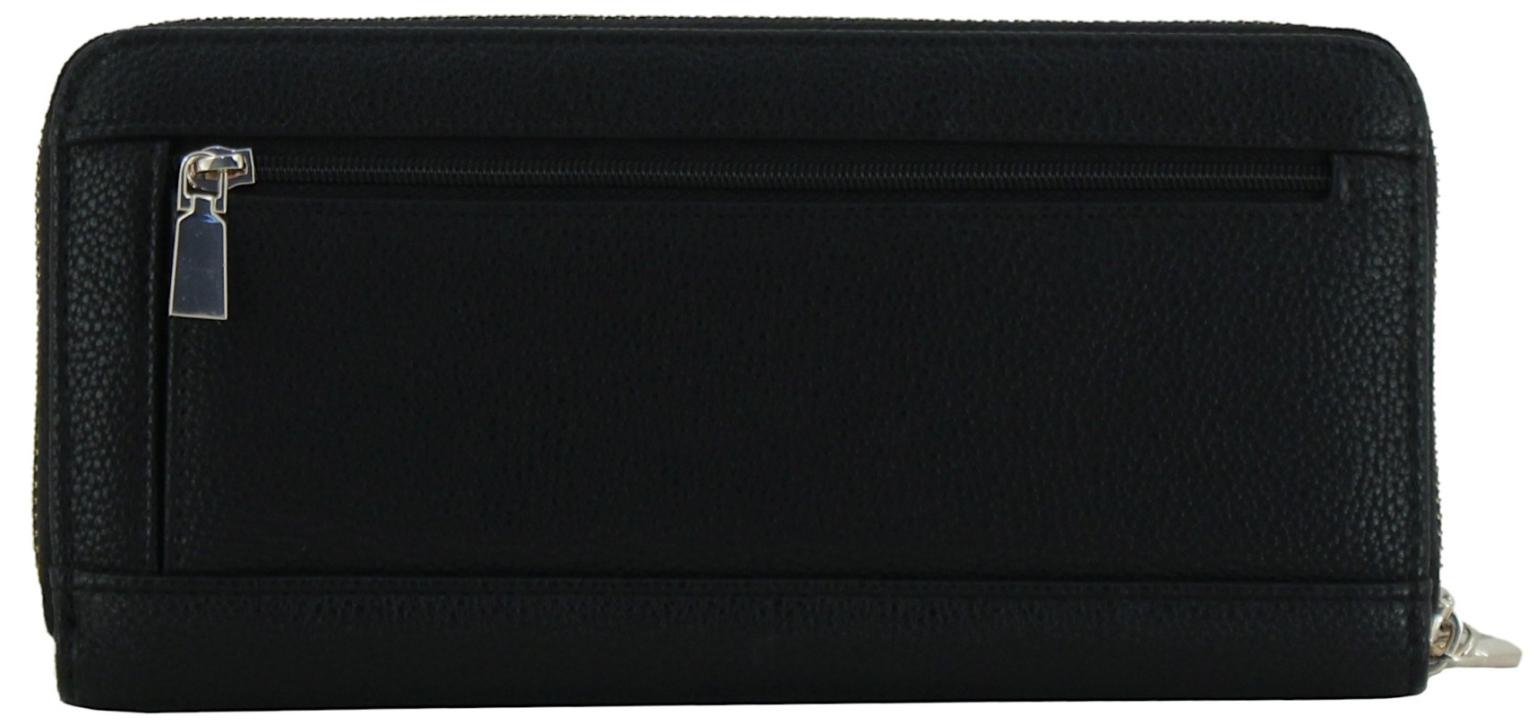 Guess Blake SLG Portemonnaie Black Logo - Schwarz