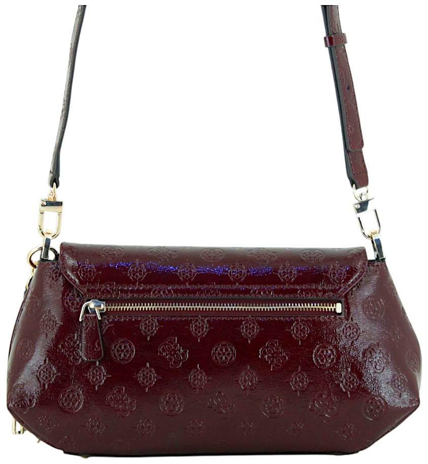 Guess Carmella Abendtasche Burgundy Logo - Weinrot