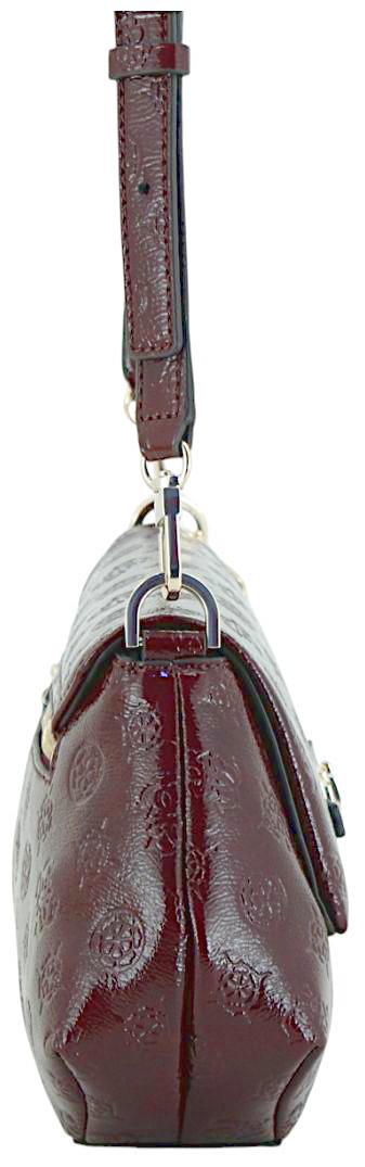 Guess Carmella Abendtasche Burgundy Logo - Weinrot