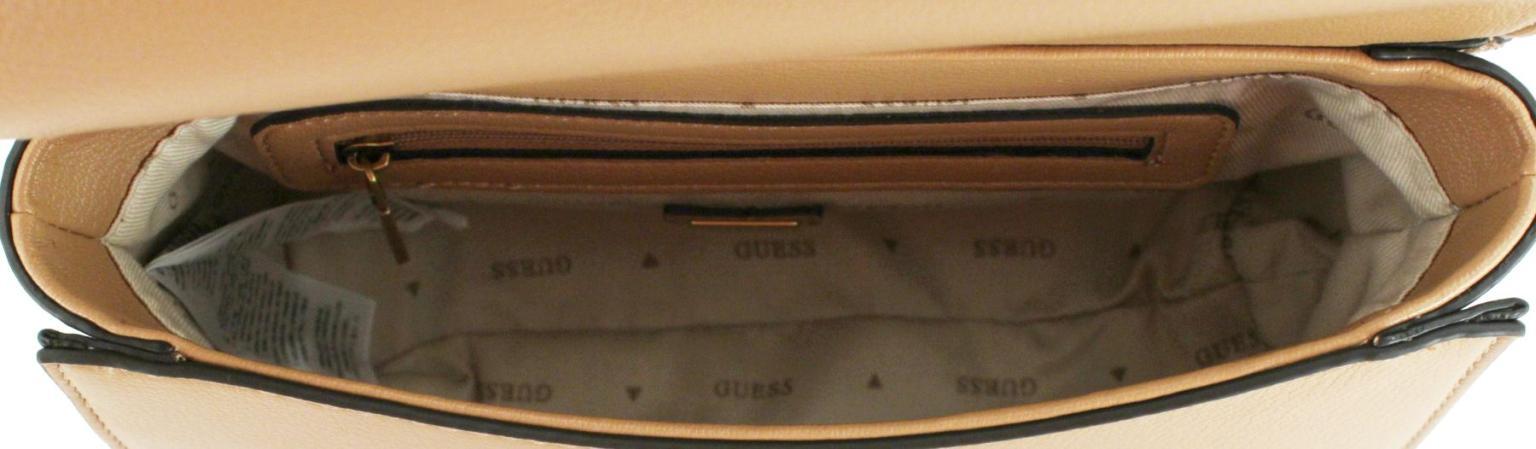 Guess Damenüberschlagtasche Kristle Caramel Braun