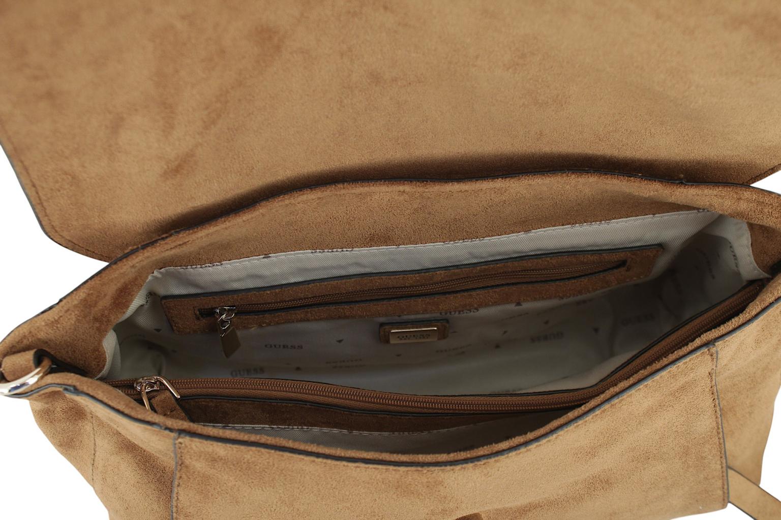 Guess Devon Überschlagtasche Schwarz