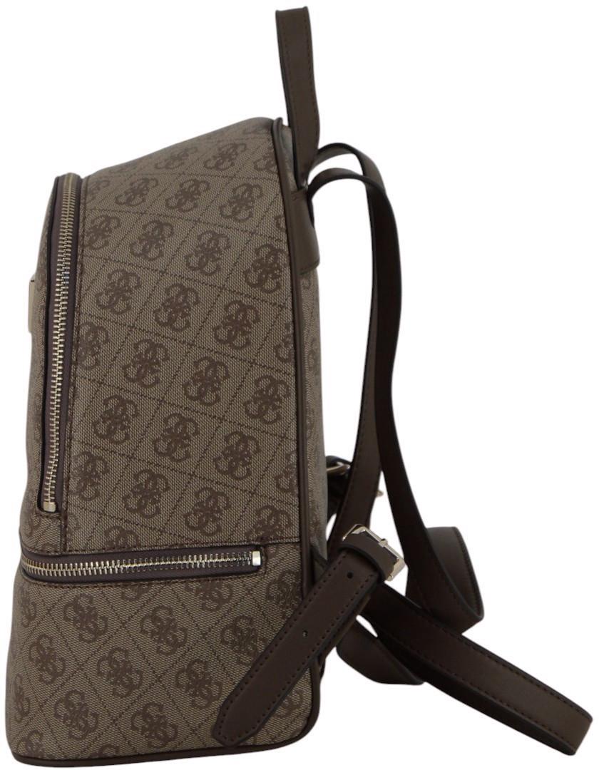 Guess Follie Travel Rucksack Coal Logo - Grau