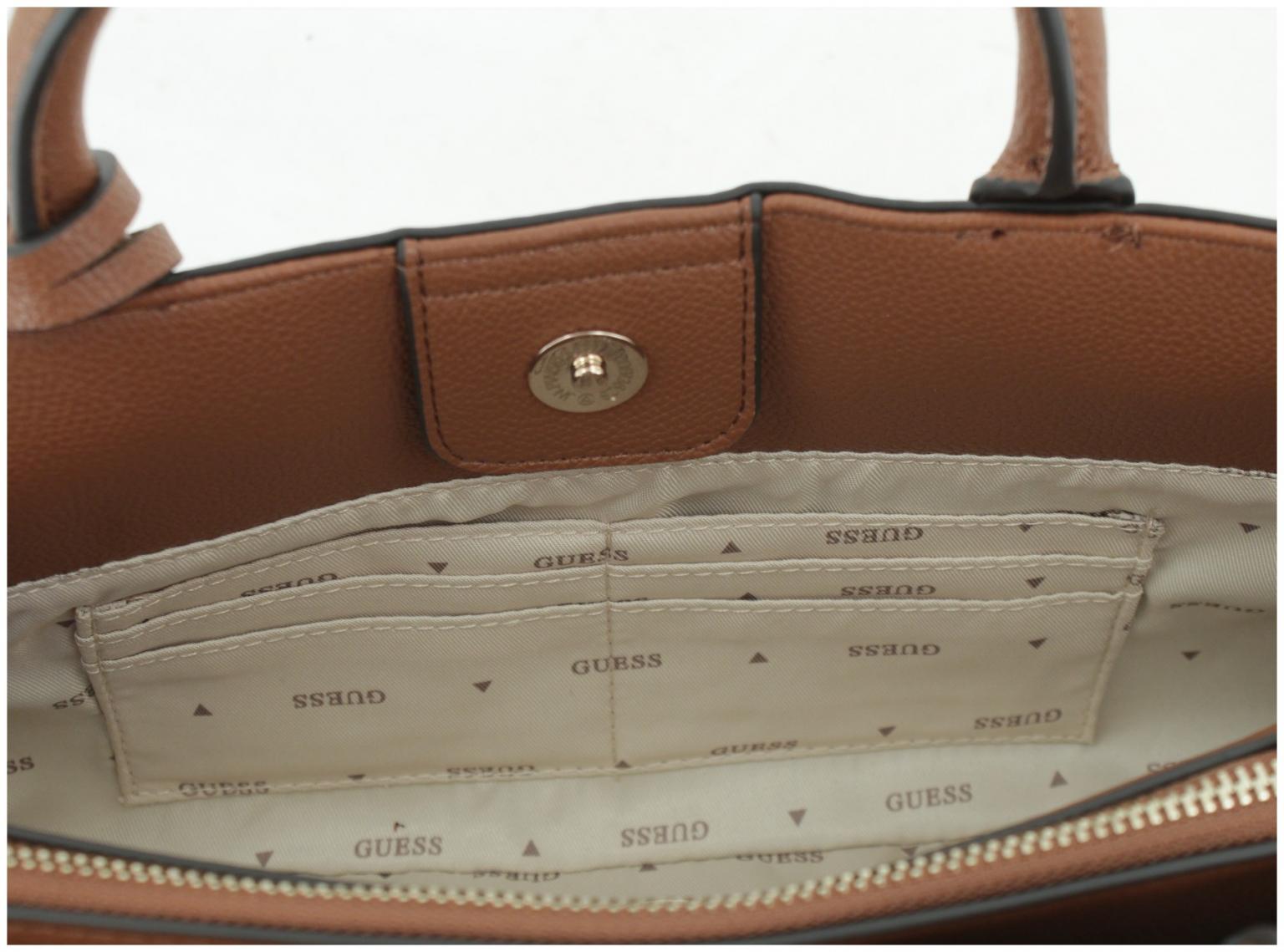 Guess Gregoria Cognac Girlfriend Satchel braun Henkeltasche