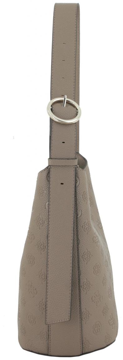 Guess Hobotasche offwhite Bone Logo Cresidia II Prägung