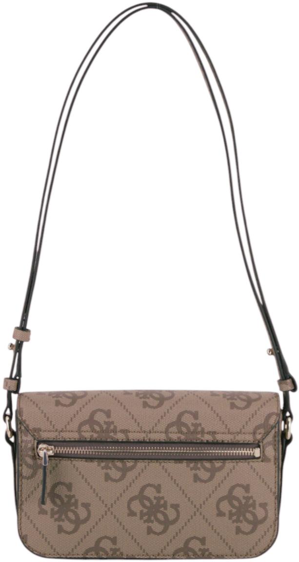Guess Janie Logo Schultertasche Schwarz