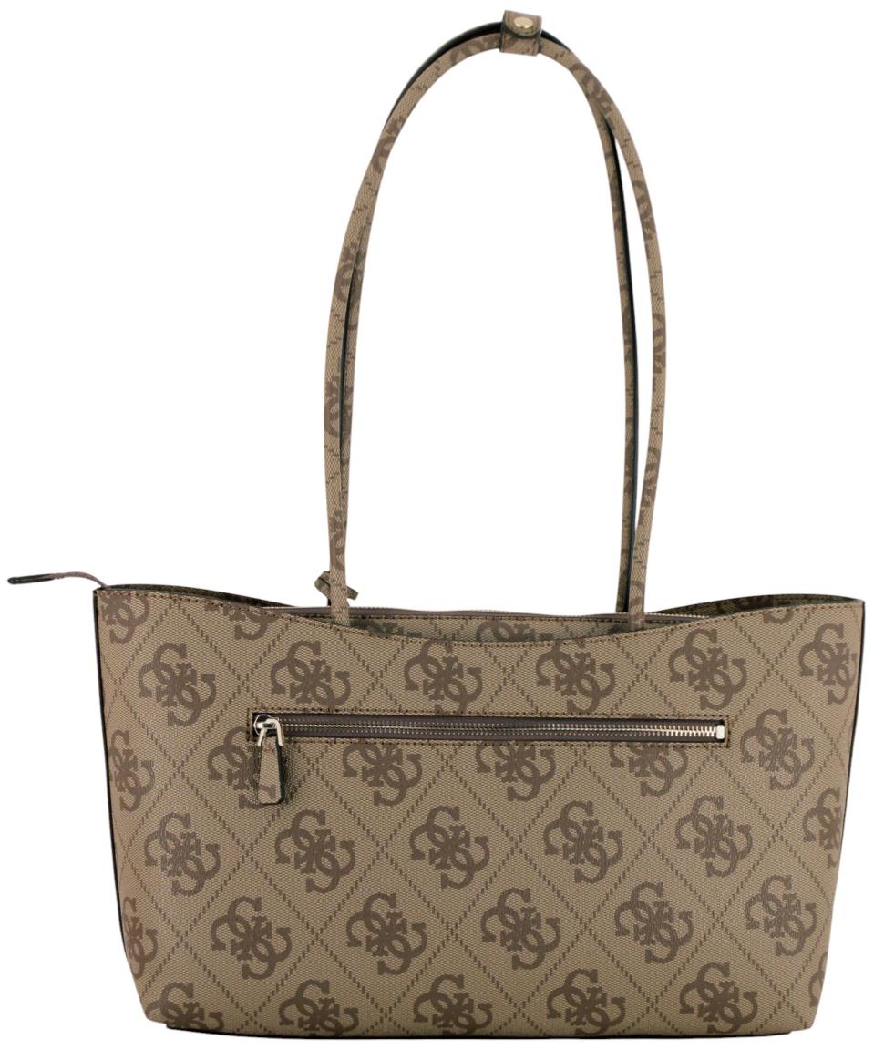 Guess Janie Logo Shopper Coal Logo grau