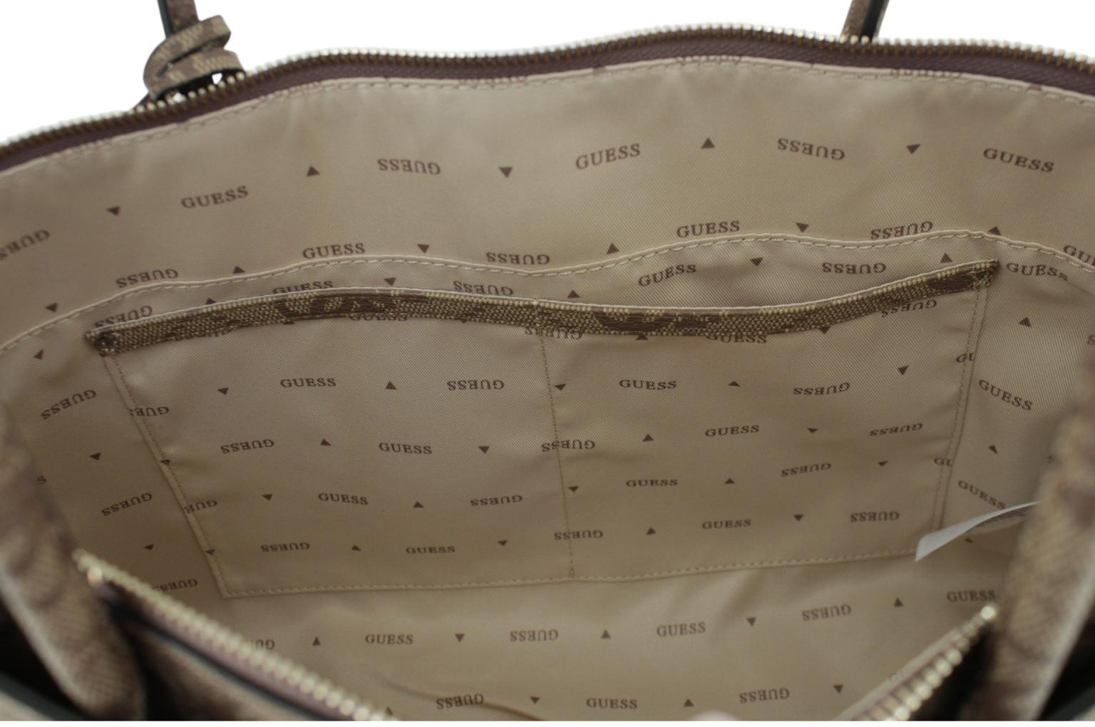 Guess Janie Logo Shopper Coal Logo grau