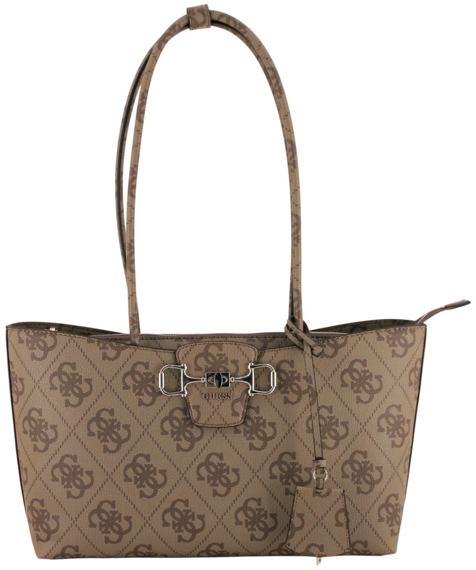 Guess Janie Logo Shopper Latte Logo braun