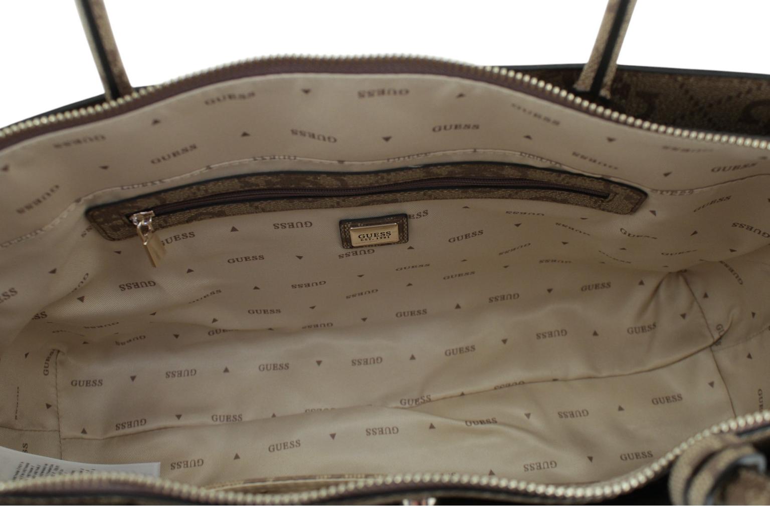 Guess Janie Logo Shopper Latte Logo braun