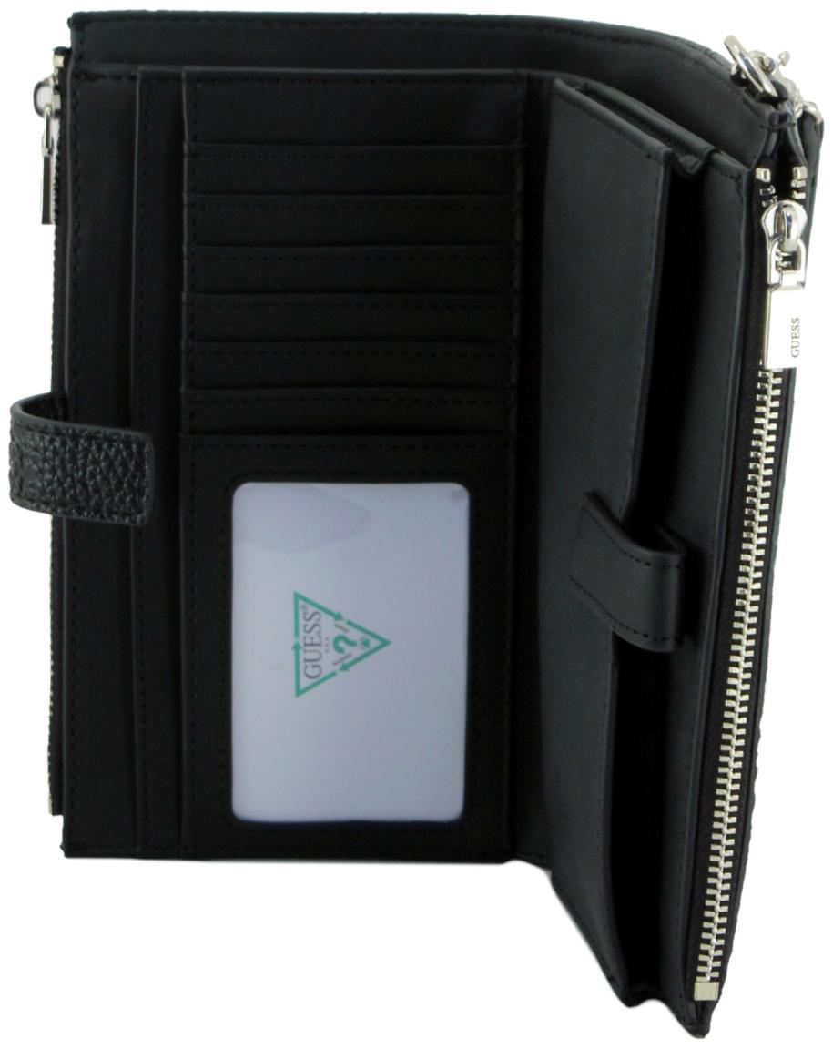 Guess Laurel II SLG Geldtasche Coal Logo - Grau