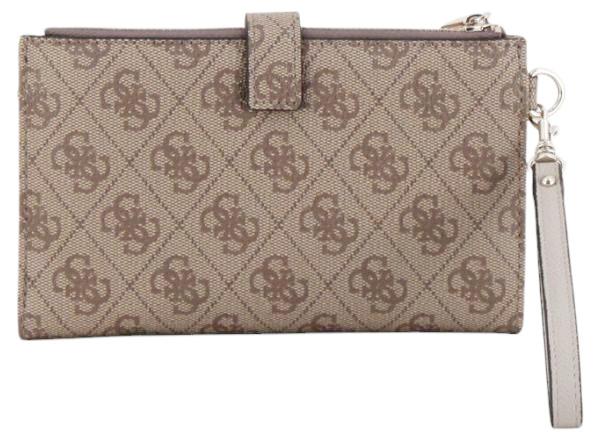 Guess Laurel II SLG Geldtasche Latte Logo - Beige