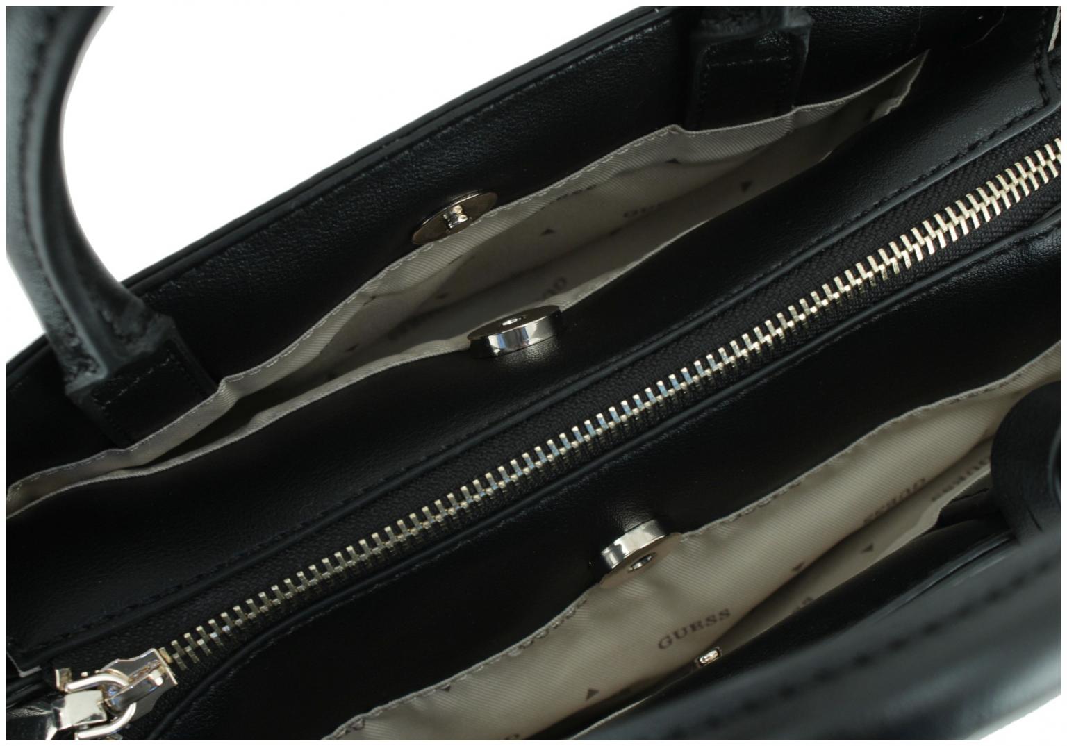 Guess Lefia Luxury Satchel schwarz Henkeltasche