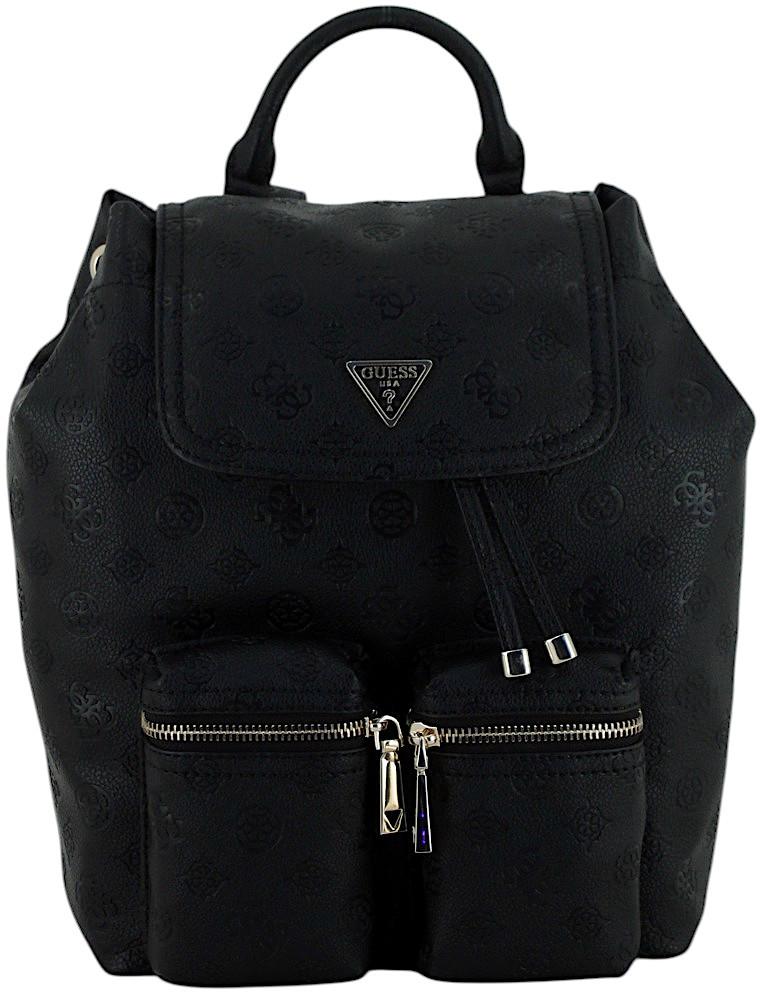 Guess Manhattan II Rucksack Prägung Stone Logo - Beige
