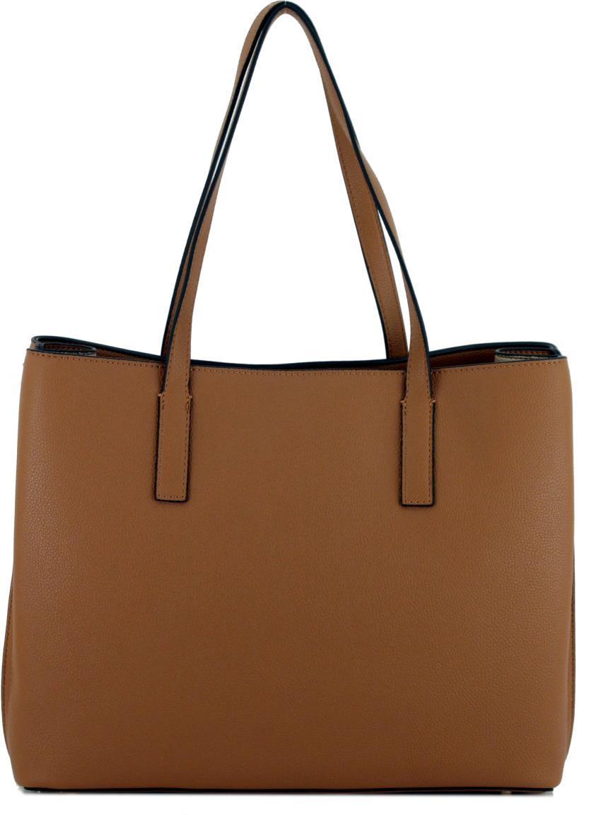 Guess Meridian II Shoppertasche Coal Logo dunkelgrau