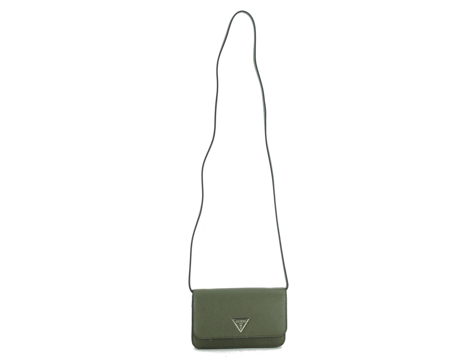 Guess Pochette braun Prägung Überschlag La Femme Cognac