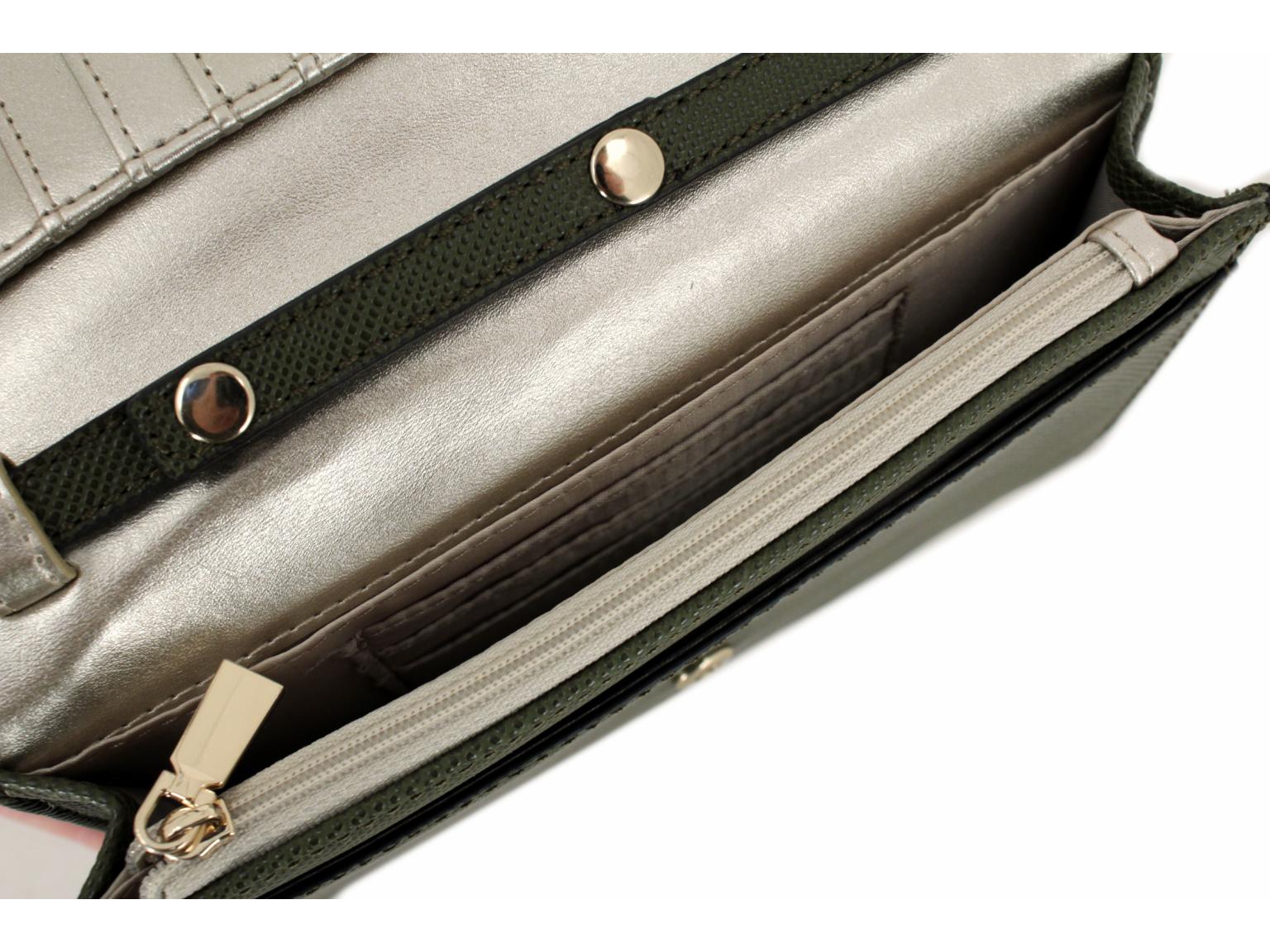 Guess Pochette braun Prägung Überschlag La Femme Cognac