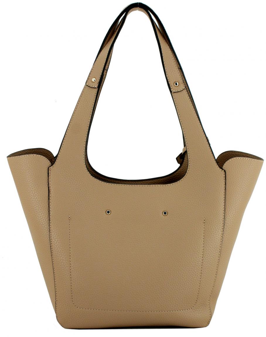 Guess Shopper Helina mit Innentasche hellbraun beige