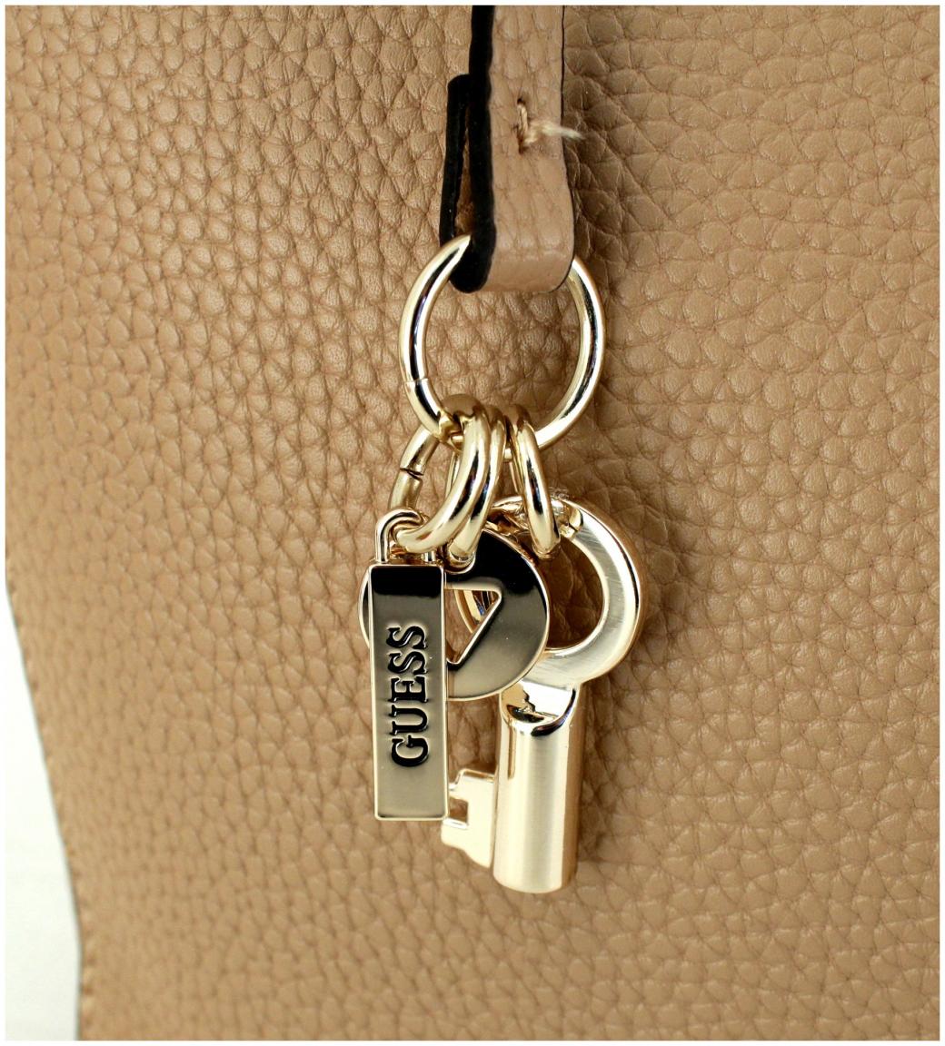 Guess Shopper Helina mit Innentasche hellbraun beige