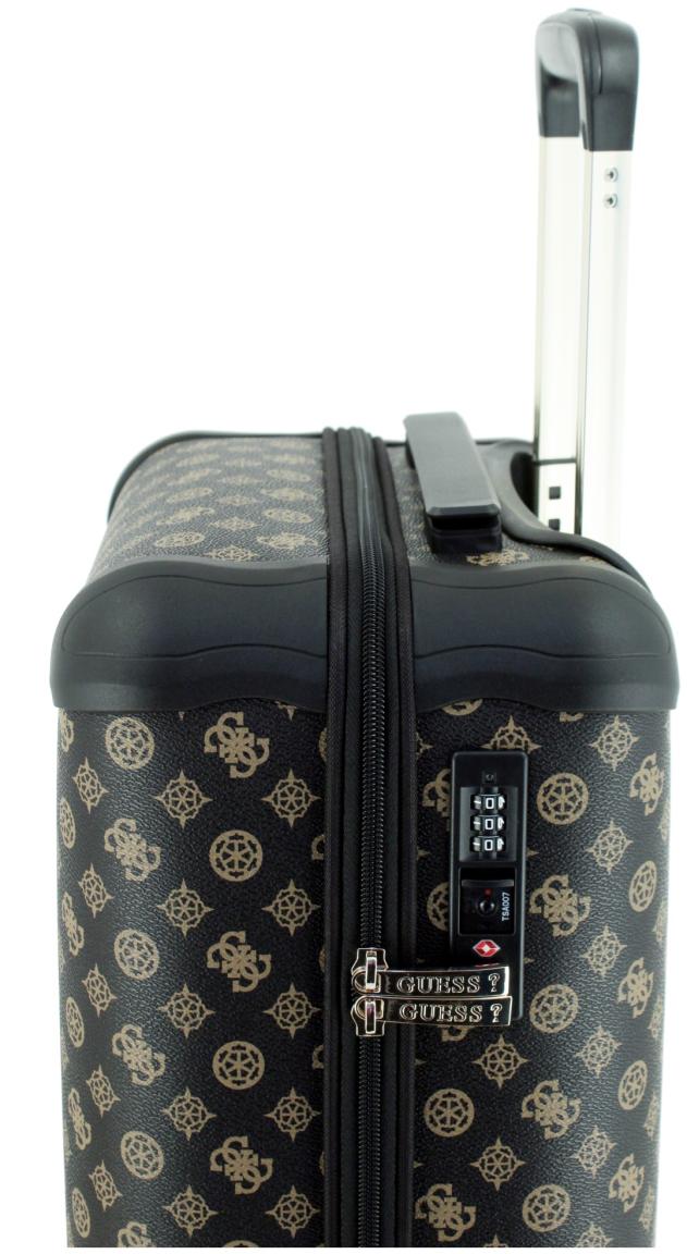 Guess Wilder Travel Handgepäckkoffer Prägung Taupe - Beige