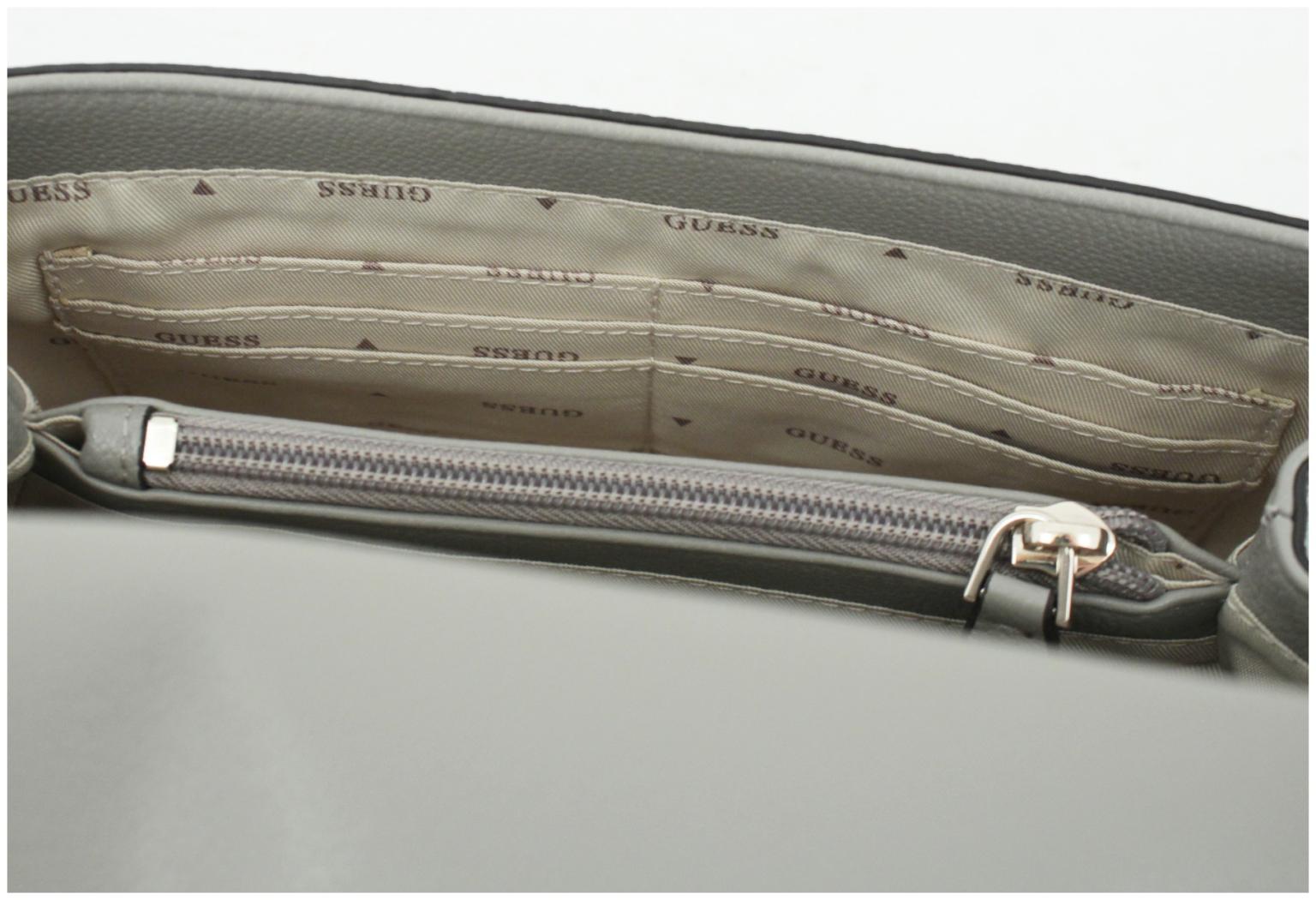 Guess Yesba Convertible Xbody Flap Abendtasche Kettenhenkel schwarz