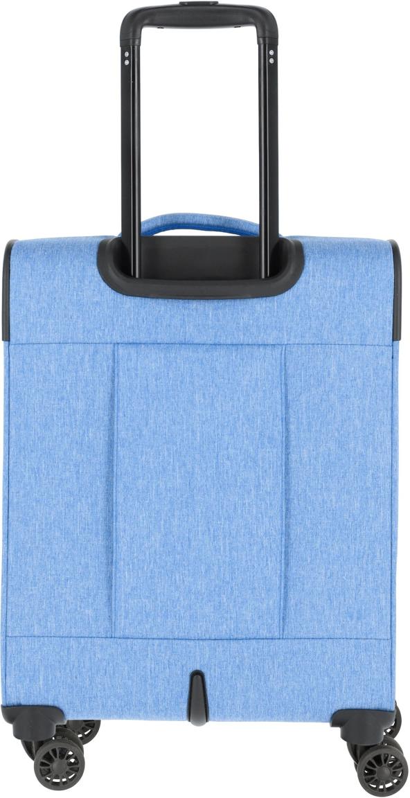 Handgepäckkoffer Travelite Boja hellblau S 55cm 4-Rad Trolley
