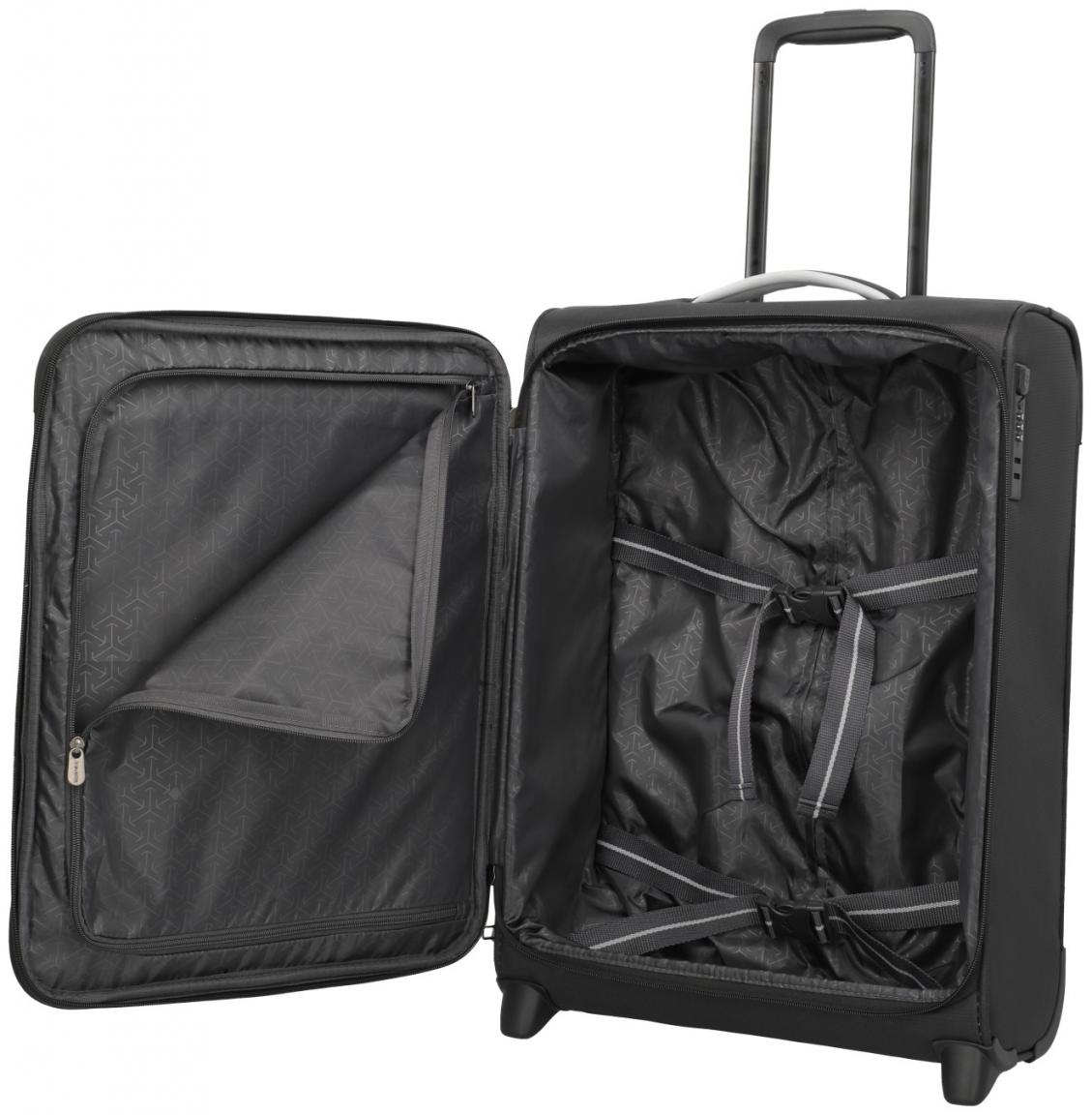 Handgepäckkoffer schwarz Travelite Jetpack Multi Light 2 Rad 55cm