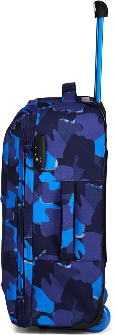 Handgepäcktrolley Satch Flow S 54 Troublemaker blau Camouflage