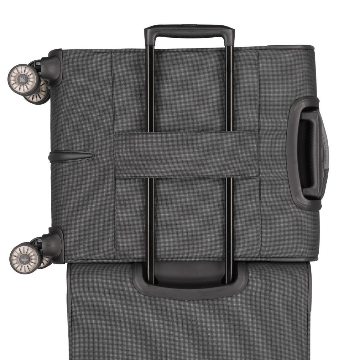 Handgepäcktrolley Travelite Viia S 55cm anthrazit TSA Zahlenschloss