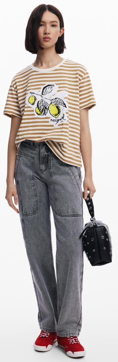 Handtasche Desigual Rebel Nieten schwarz rockig