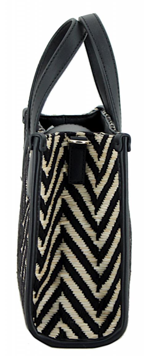 Handtasche Guess Silvana Mini Cognac Stickerei