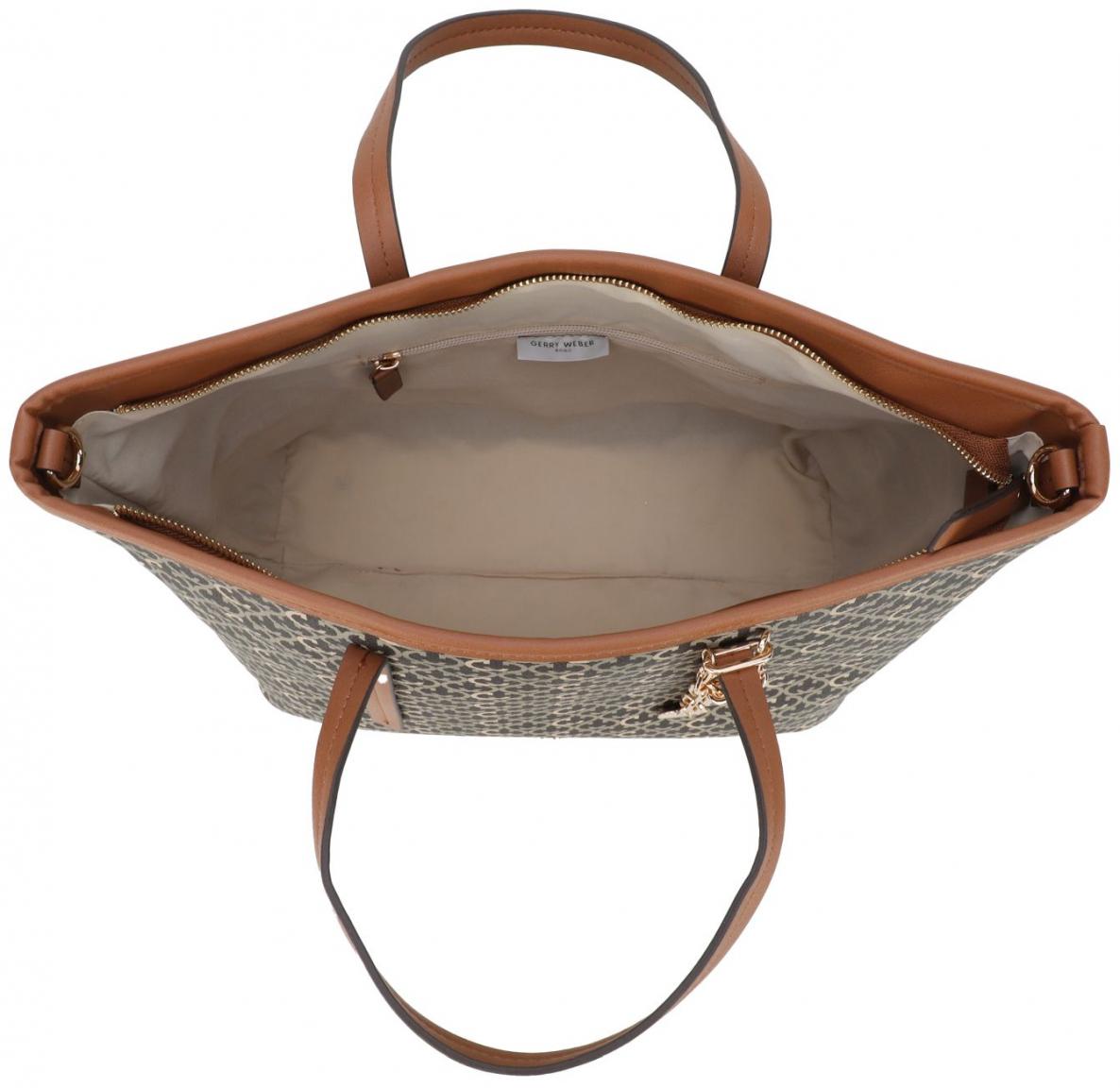 Handtasche LHZ Gerry Weber Logoprint Aeon braun