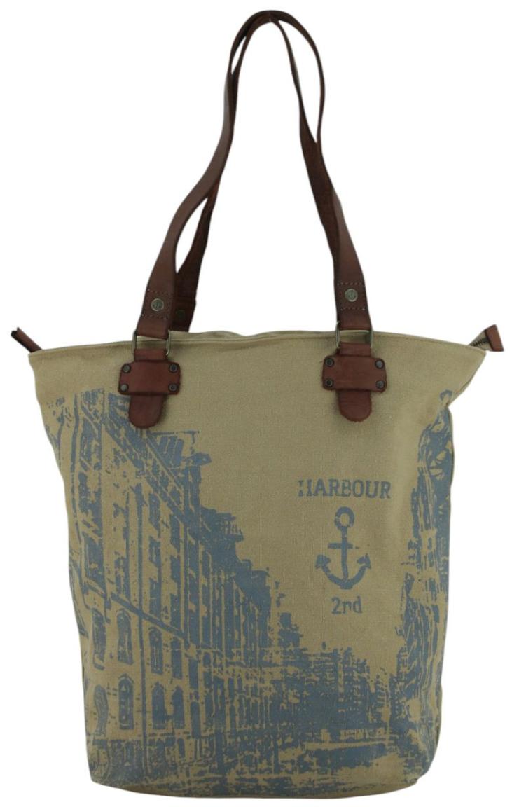 Harbour 2nd Annen Shopper Canvas Denim - Camel