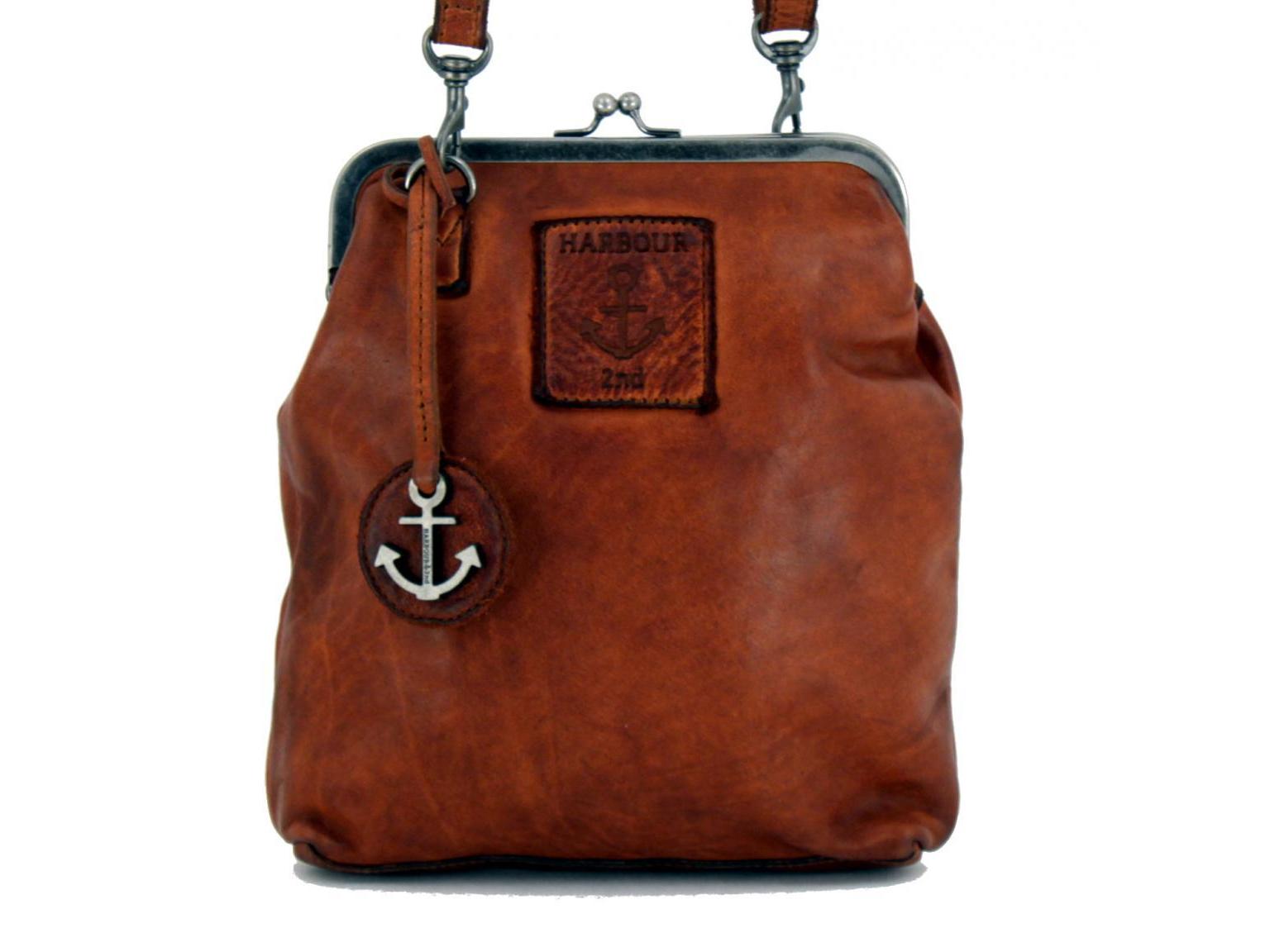 Harbour 2nd Beuteltasche mit Kisslock Flamingo Rosa