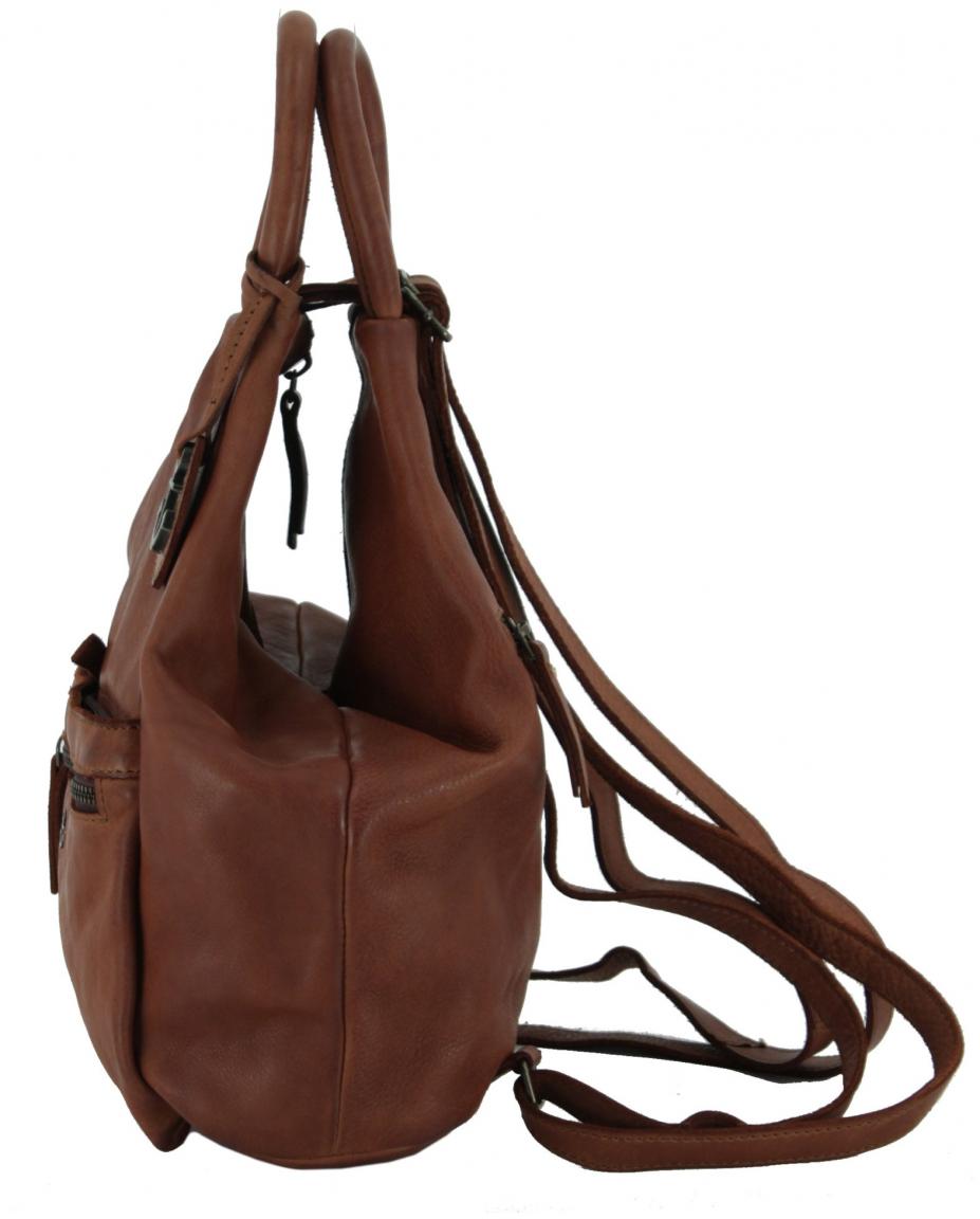 Harbour 2nd Cityrucksack Lykke Cognac braun Vintage Leder