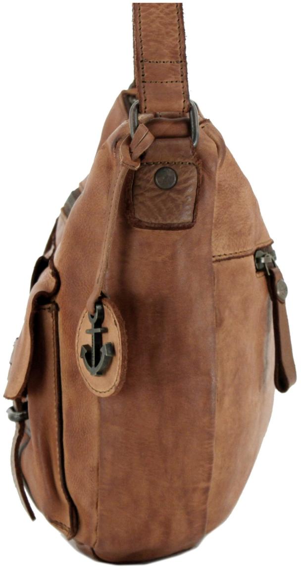 Harbour 2nd Emerson Crossbody Umhängetasche Leder Braun