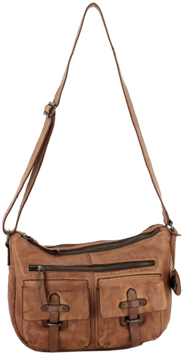 Harbour 2nd Emerson Crossbody Umhängetasche Leder Braun