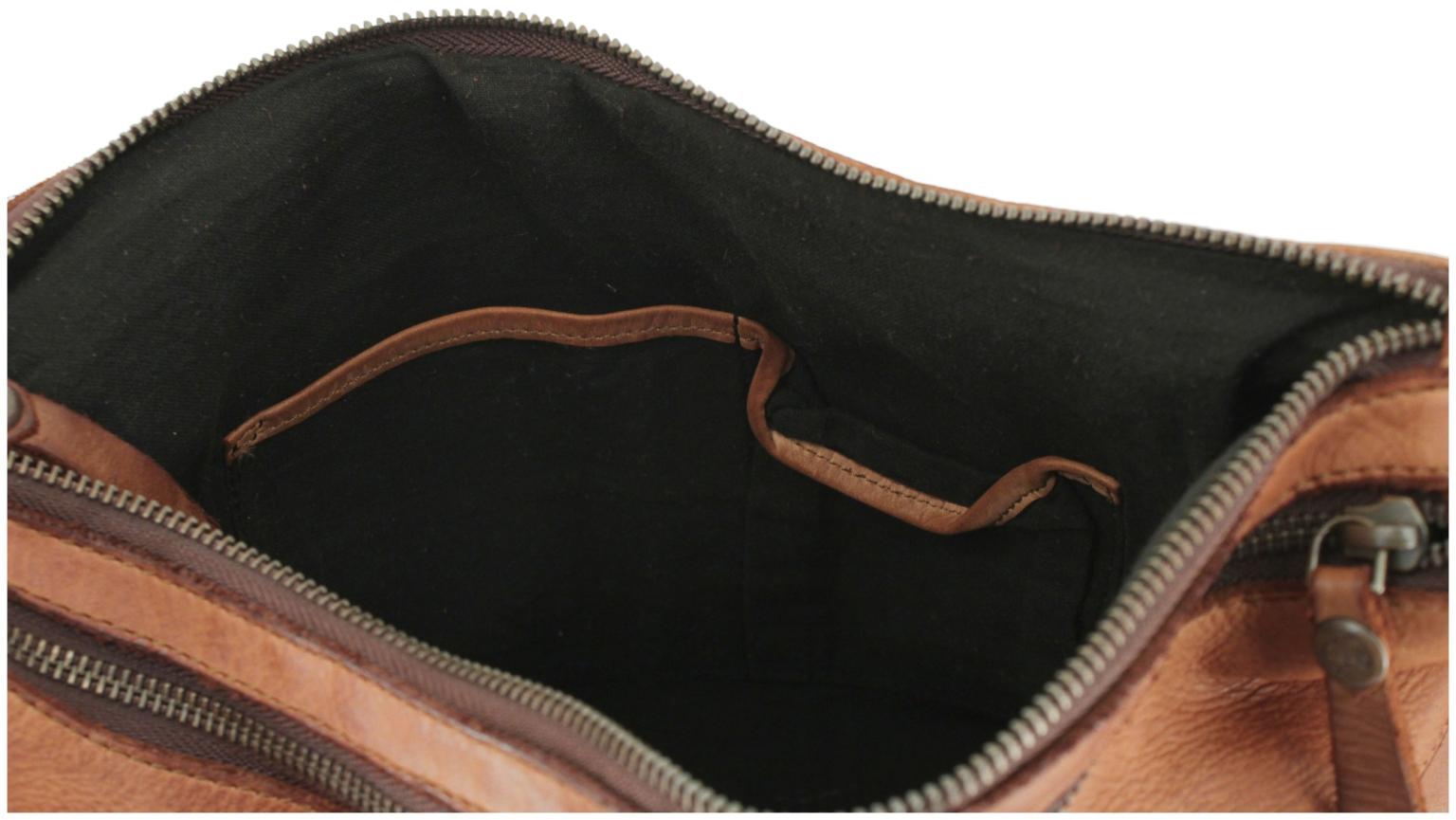 Harbour 2nd Emerson Crossbody Umhängetasche Leder Braun