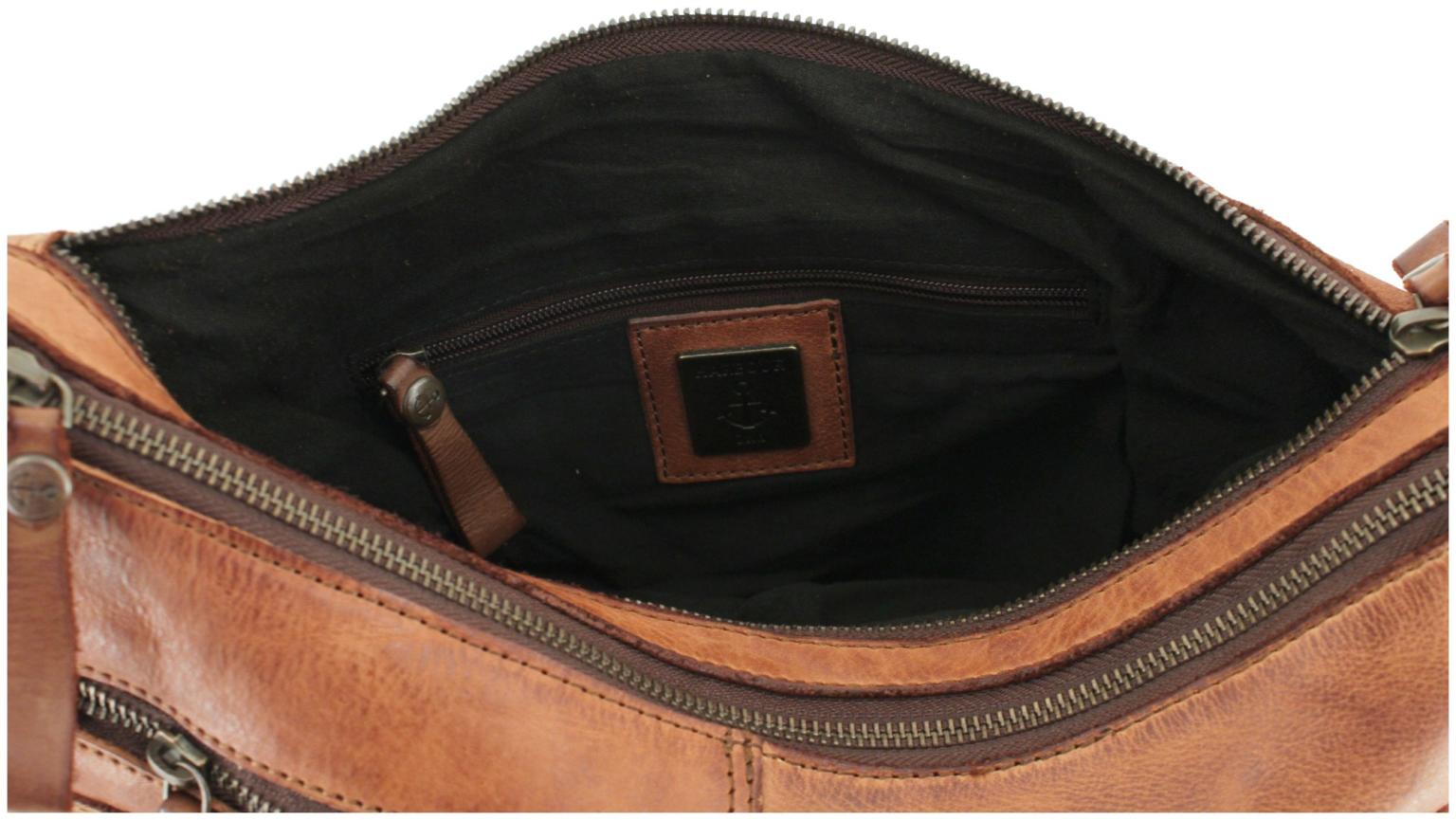 Harbour 2nd Emerson Crossbody Umhängetasche Leder Braun