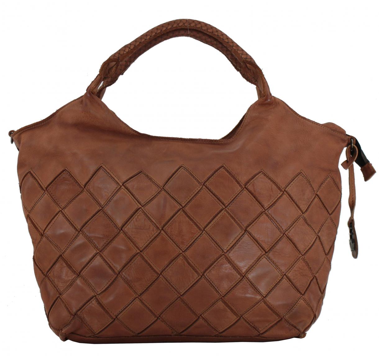 Harbour 2nd Fashion Lights Shoppertasche Venezia cognacbraun Laptop