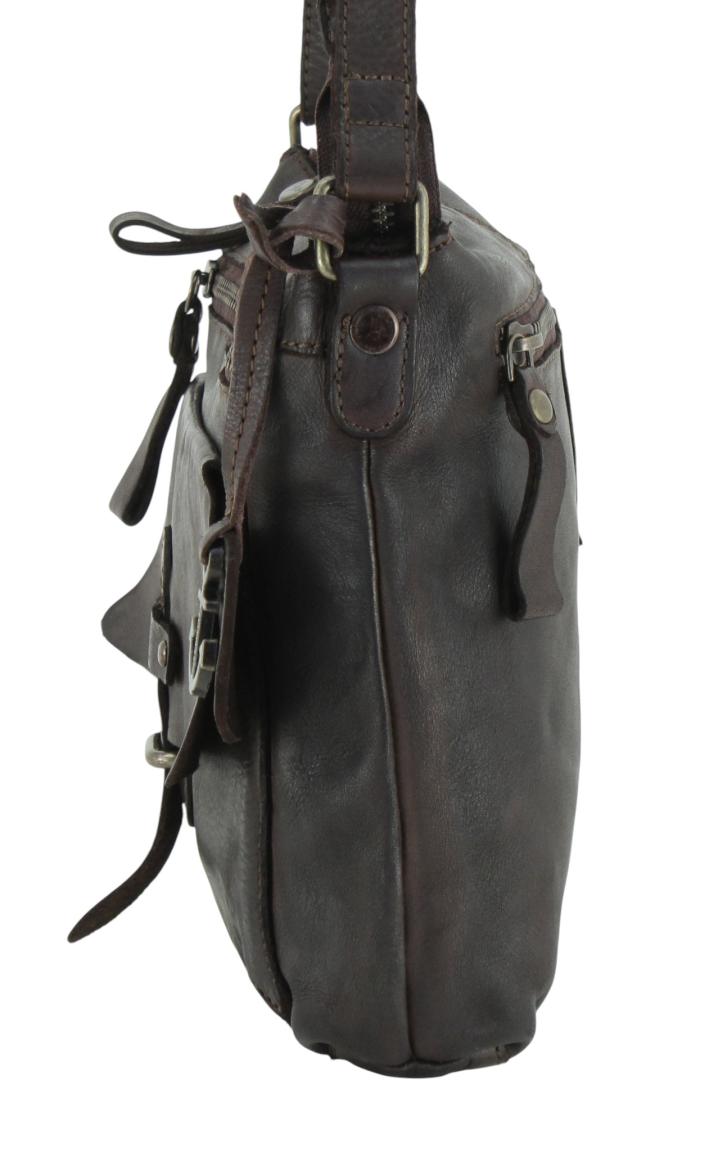 Harbour 2nd Hayden Crossbody Umhängetasche Leder - Braun