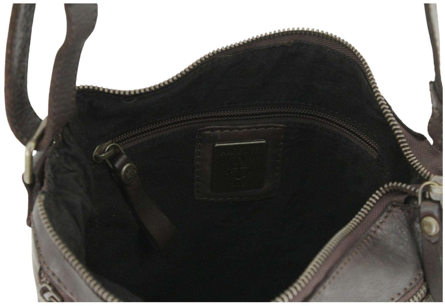 Harbour 2nd Hayden Crossbody Umhängetasche Leder - Braun
