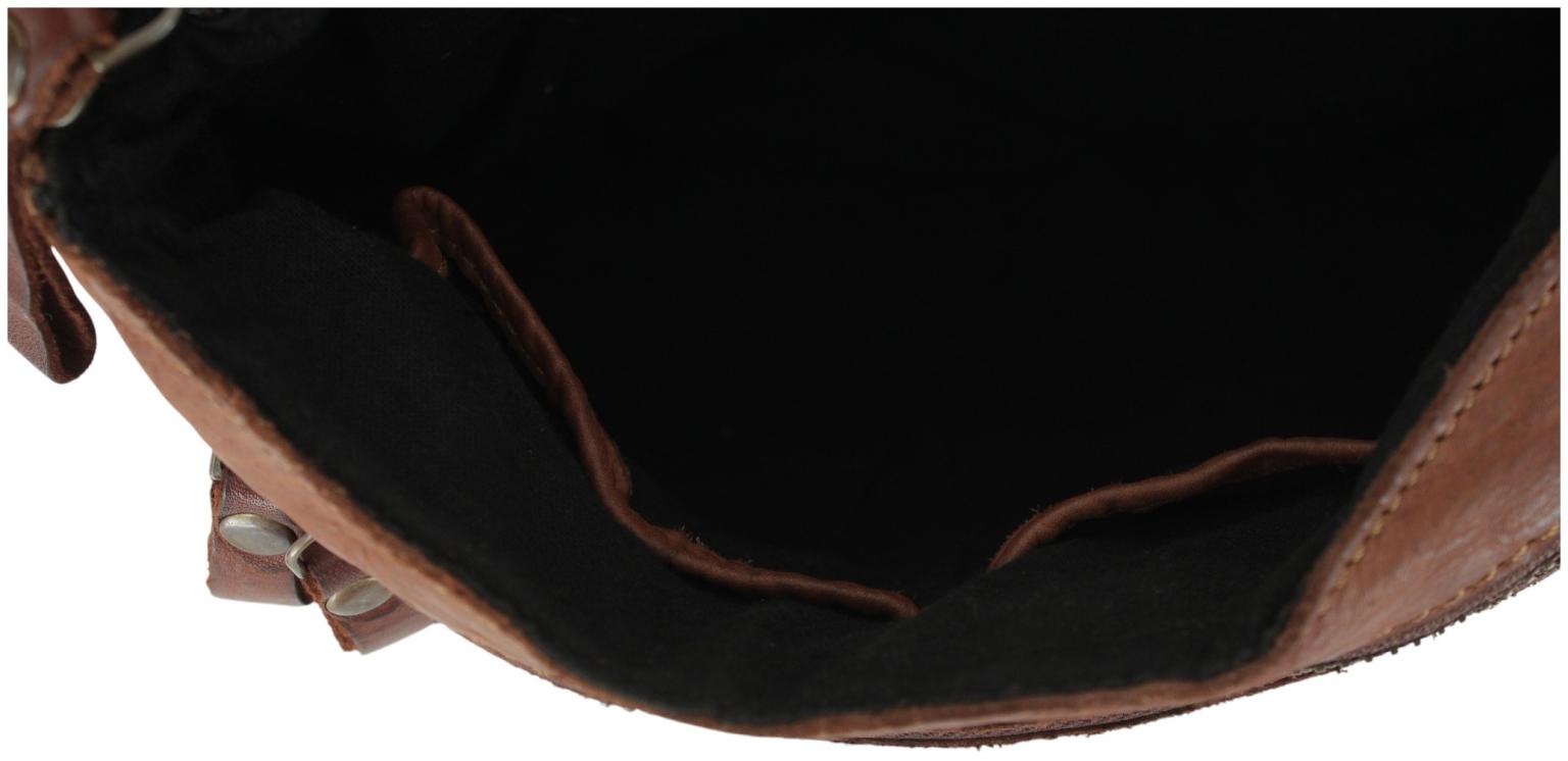 Harbour 2nd Laurel Saddlebag Überschlagtasche Leder - Braun