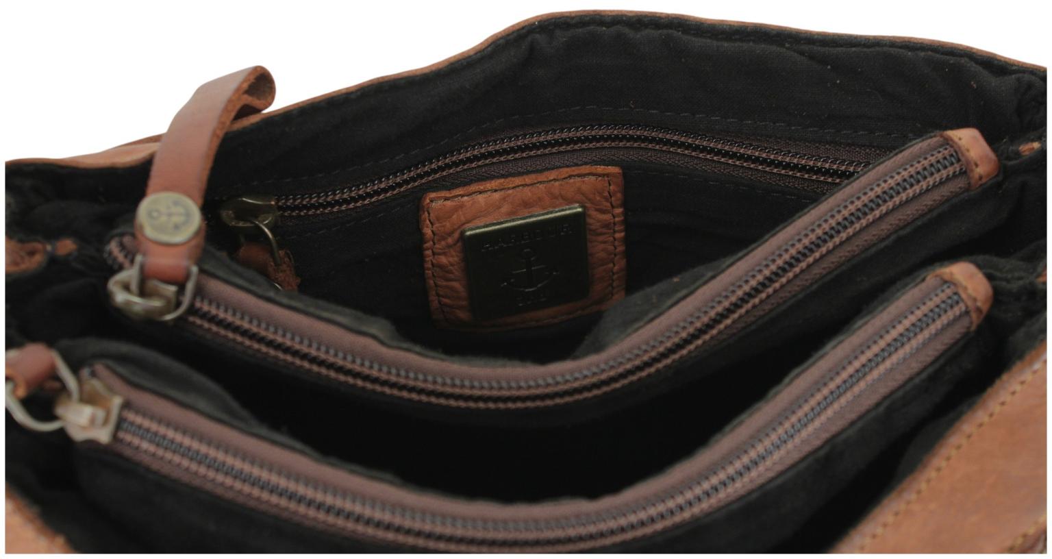 Harbour 2nd Laurel Saddlebag Überschlagtasche Leder Cognac - Braun