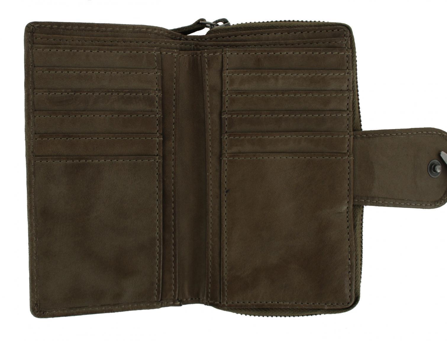 Harbour 2nd Linn Wallet Geldtasche Leder Forest - Grün