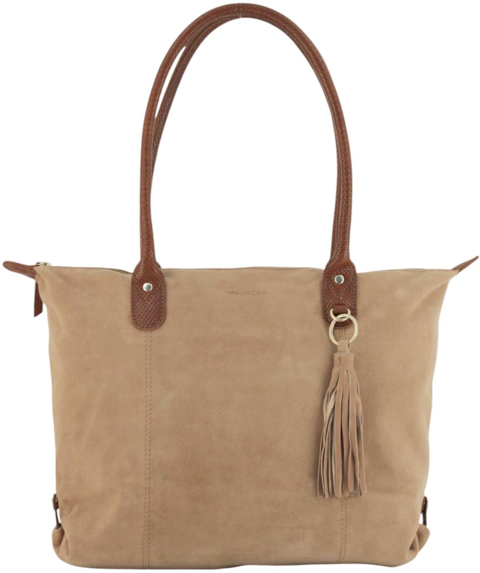Harbour 2nd Lucia L Totebag Nappa Ocean - Blau