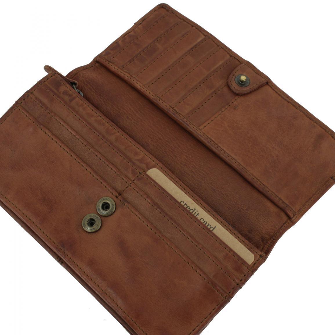 Harbour 2nd Luja Wallet Geldbörse Leder Dusty - Grau