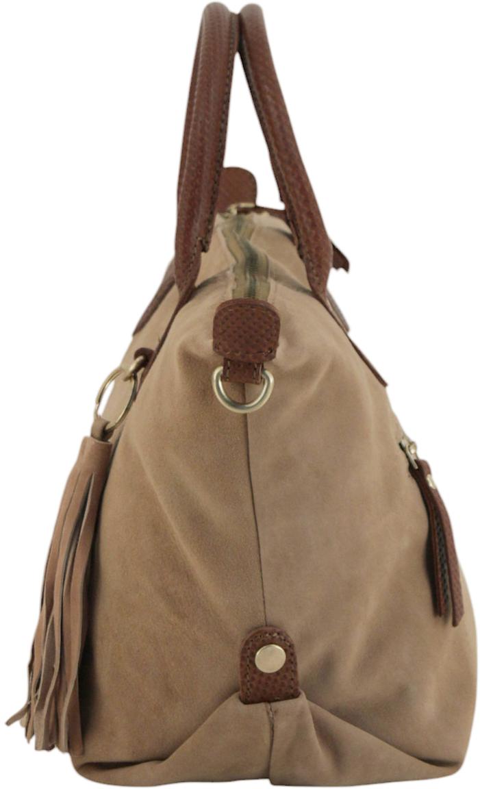 Harbour 2nd Sofia M Totebag Velours - Braun