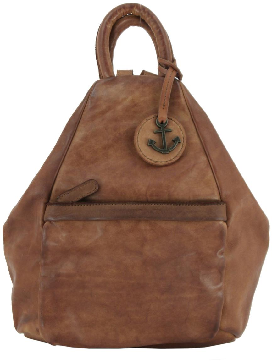 Harbour 2nd Xander Backpack Lederrucksack - Braun