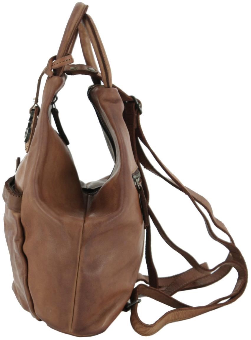 Harbour 2nd Xander Backpack Lederrucksack - Braun