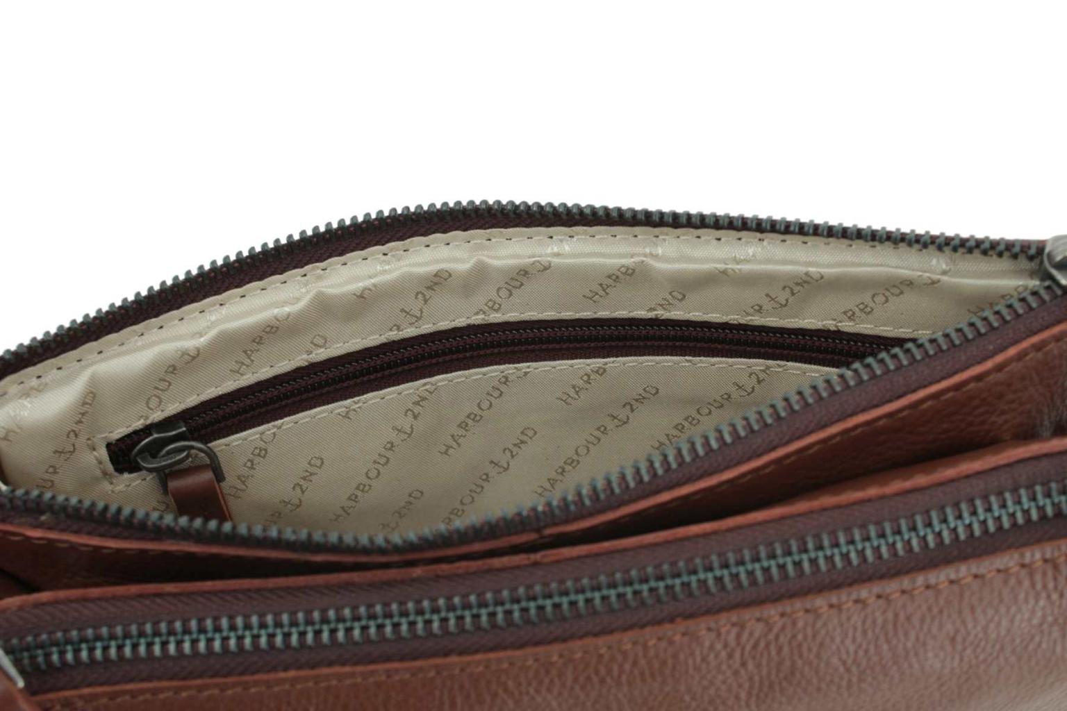 Harbour2nd Crossbody Tasche Enya Dolphin Grau